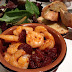 Pan fried prawns and Picante Yorkshire chorizo