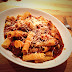 Pork cheek ragu with Parmesan and rigatoni